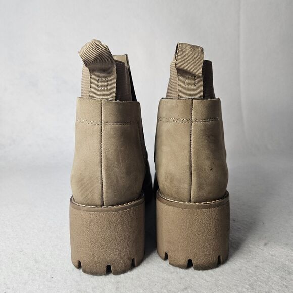 BLONDO sz 6 Tan Leather Chelsea Boot Waterproof Slip On Stretch - Picture 3 of 6